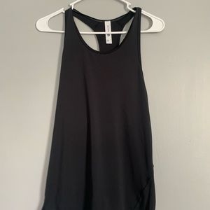 Black athletic tank